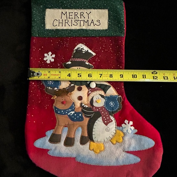 3-Vintage 3D Festive Christmas Stockings. - Picture 15 of 16